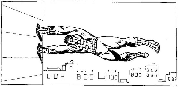 Printable coloring - Spiderman