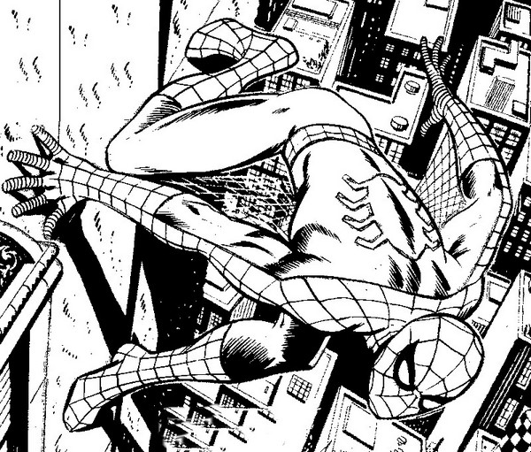 Printable coloring - Spiderman
