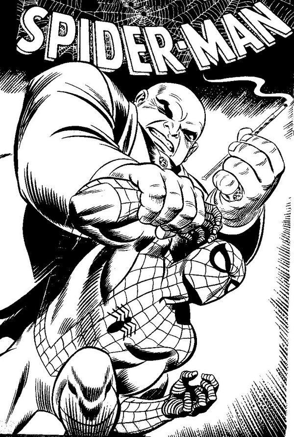 Printable coloring - Spiderman