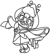 Disegno da colorare - Bonnie Fatina - Brawl Stars - Draghi e Fate