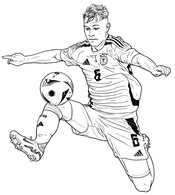 Downloadable coloring - Joshua Kimmich - Germany national football team 2026