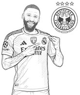 Image to color - Antonio Rüdiger - Germany national football team 2026