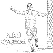 Image to color - Mikel Oyarzabal - Spain national football team 2026
