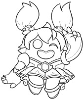 Free coloring page - Starr Patrol Spike - Brawl Stars - Starr Patrol