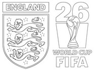 Disegno gratuito - Coppa del Mondo - Nazionale di calcio inglese 2026
