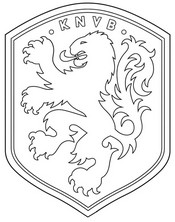 Immagine da colorare - Logo - Nazionale di calcio olandese 2026