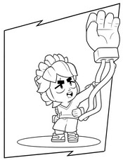 Image to color - Tomura Shigaraki: Gus - Brawl Stars - My Hero Academia