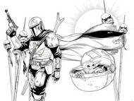 Coloring page - Stormtroopers - The Mandalorian and Grogu