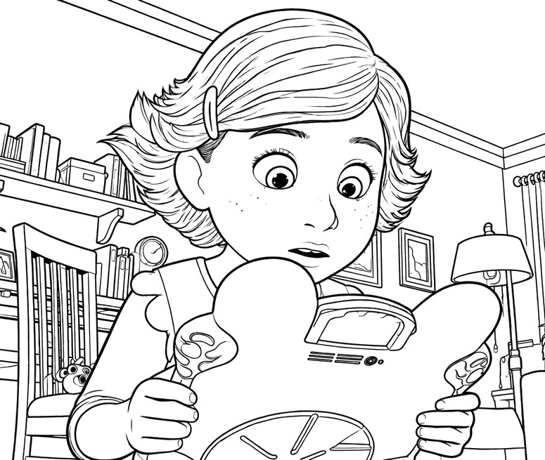 Image to color - Bonnie discovers Lilypad - Toy Story 5
