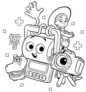 Free coloring page - Smarty Pants - Toy Story 5