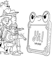 Downloadable coloring - Lilypad - Toy Story 5