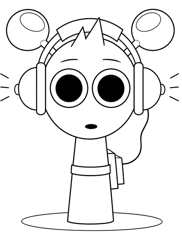 Feuille de coloriage - Oren - Sprunki