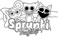 Coloriage - Poppy Playtime - Sprunki
