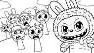 Dessin à colorier - Labubu - Sprunki