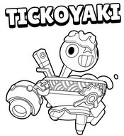Bild zum Ausmalen - Tickoyaki - Brawl Stars - Nanonudeln