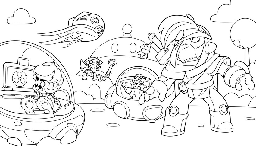 Image to color - Music - Brawl Stars - Windstock