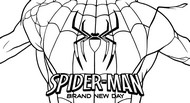 ダウンロードできる塗り絵 - ポスター - スパイダーマン：ブランド・ニュー・デイ