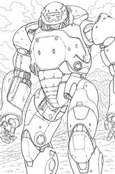 Drawing to color - Roboto - Masters of the Universe