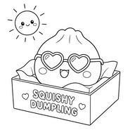 Image to color - Sunglasses - Squishy Dumpling - Summer