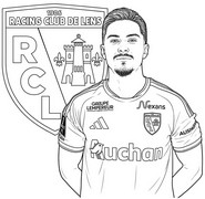 Image à colorier - Franjo Ivanović - RC Lens