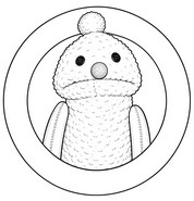Printable coloring - Nonnon - Puppet Sunsun