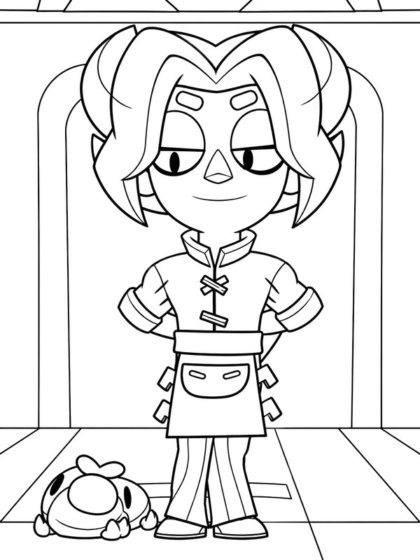 Desenho gratuito - Vince - Brawl Stars - Universidade Real