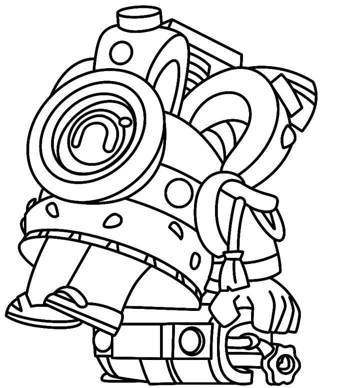 Desenho para baixar - Nani Diretora - Brawl Stars - Universidade Real