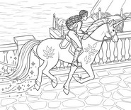 Downloadable coloring - Magic Ride - Unicorn Academy : Island of Magic