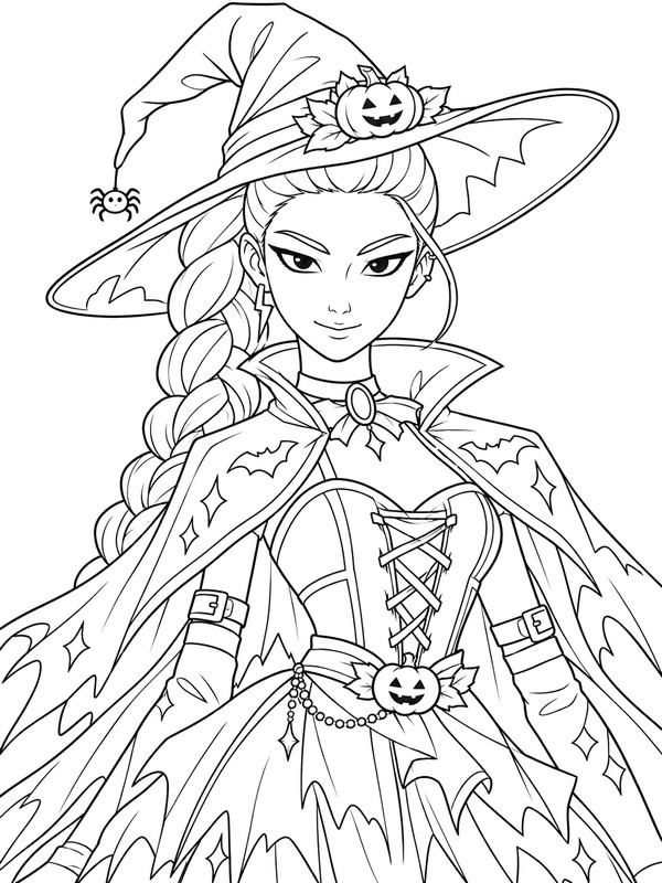 Foglio da colorare - Rumi - Kpop Demon Hunters - Halloween