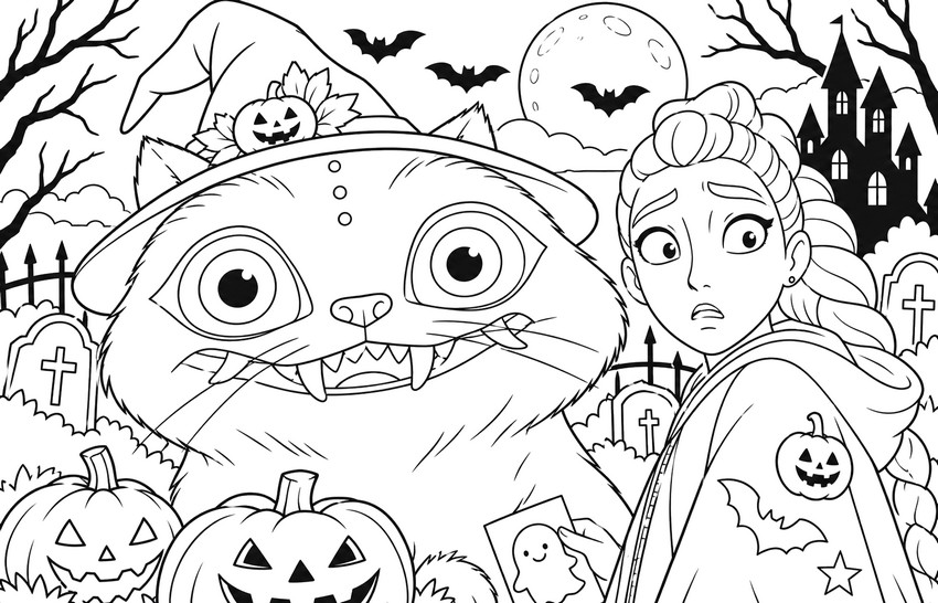 Disegno da colorare - Derpy - Kpop Demon Hunters - Halloween