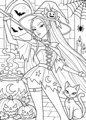 Disegno da colorare - Mira - Kpop Demon Hunters - Halloween