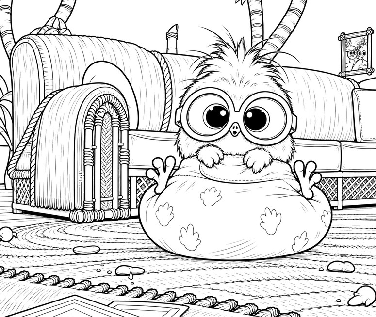 Disegno scaricabile - Olly - The Angry Birds Movie 3