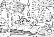 Disegno scaricabile - La stanza stellata - The Angry Birds Movie 3