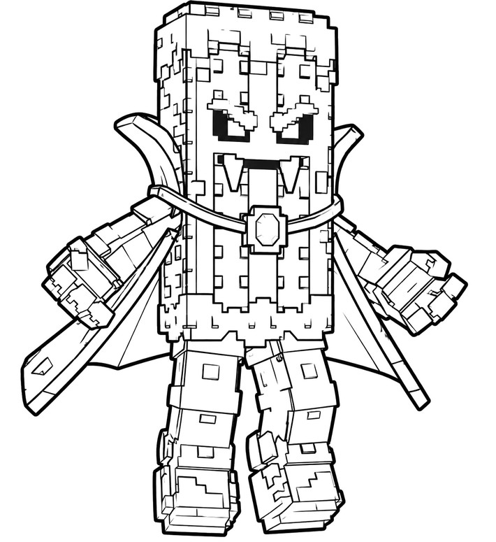 Coloring page - Frostino Vampiro - Roblox Steal a Brainrot - Halloween 2026