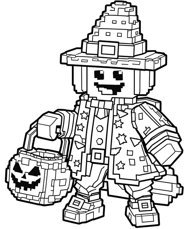 Drawing to color - Sammyni Spookyni - Roblox Steal a Brainrot - Halloween 2026