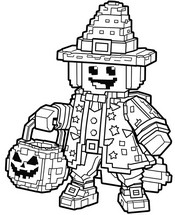 Free coloring page - Sammyni Spookyni - Roblox Steal a Brainrot - Halloween 2026