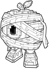 Downloadable coloring - Mummelo Bandello - Roblox Steal a Brainrot - Halloween 2026