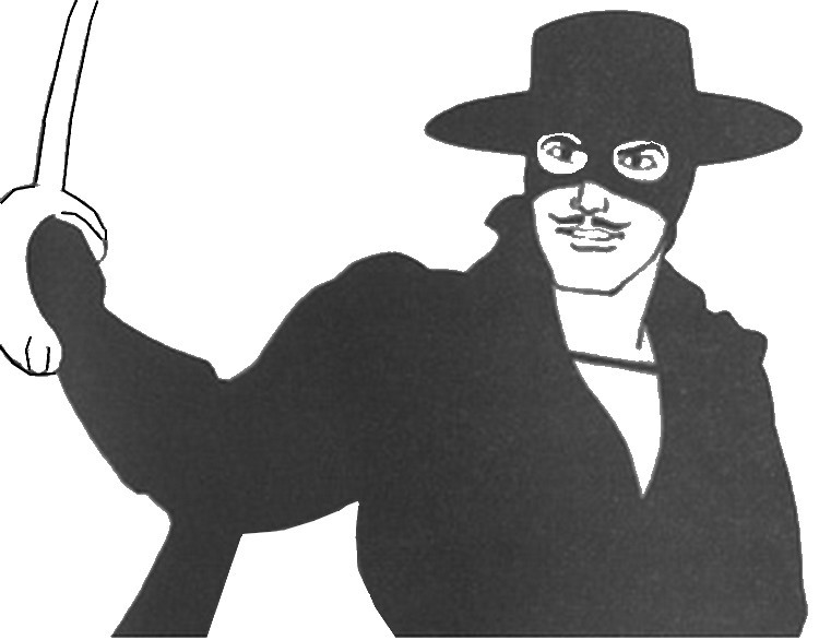 Printable coloring - Zorro