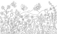 Dibujo para imprimir - flores - Primavera
