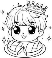 Dibujo gratuito - Niño - Fiesta del Rey