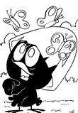 Dessin à colorier - Calimero - Dessins animés Gulli