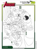 Coloriage à télécharger - Avengers - Avengers