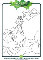 Coloriage à imprimer - Coloriage Arrietty - Cinéma 2011