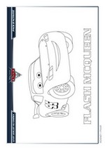 Feuille de coloriage - Coloriage Cars 2 - Cinéma 2011