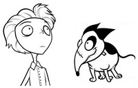 Coloriage à télécharger - Coloriage Frankenweenie - Cinéma 2012