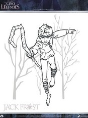 Feuille de coloriage - Coloriage Les Cinq Légendes - Cinéma 2012