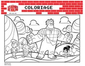 Coloriage gratuit - Coloriage Les Mondes de Ralph - Cinéma 2012
