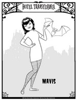 Dibujo gratuito - Mavis - Hotel Transilvania