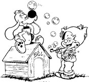 Coloriage à télécharger - Boule et Bill - Cinéma 2013