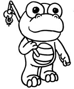 Dibujo para colorear - Crong - Pororo